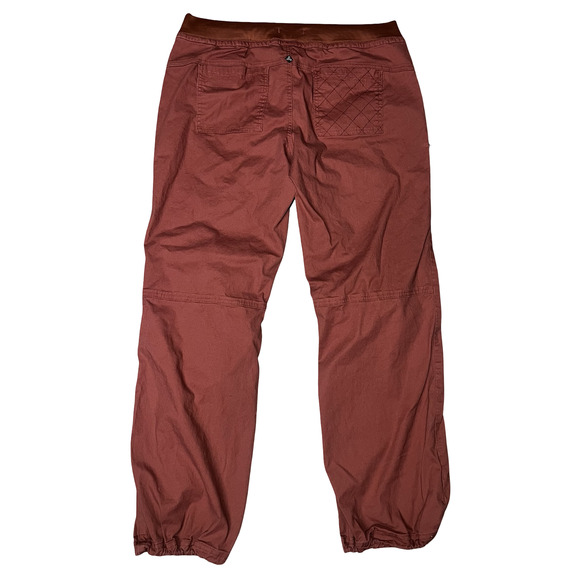prAna Pants Womens XL Rust Brown Jogger Drawstring Organic Cotton W4AVRI314 - Picture 1 of 13